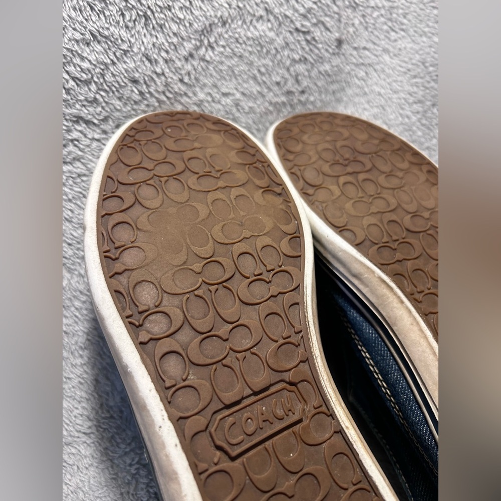 Coach Denim Laceless Sneakers - Picture 7 of 9